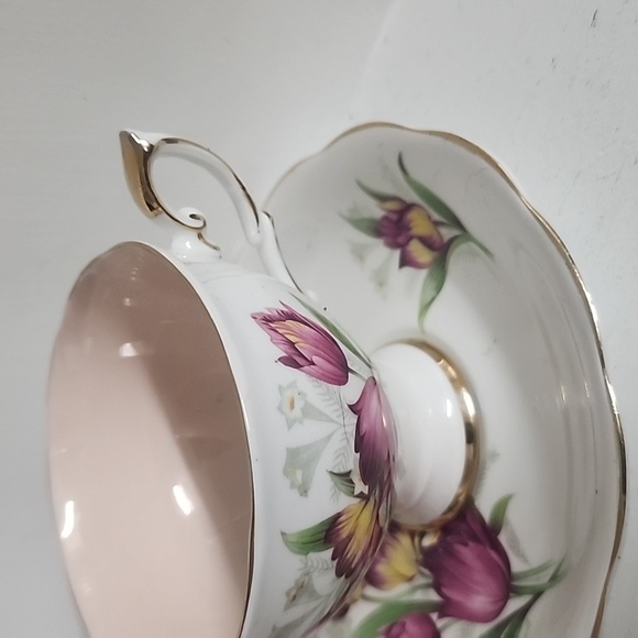 Tulip Tea Cup , Royal Standard Teacup , Fantasy Pattern , Floral Tea Cup - Picture 8 of 9